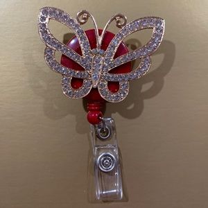 Butterfly ID Badge Reel